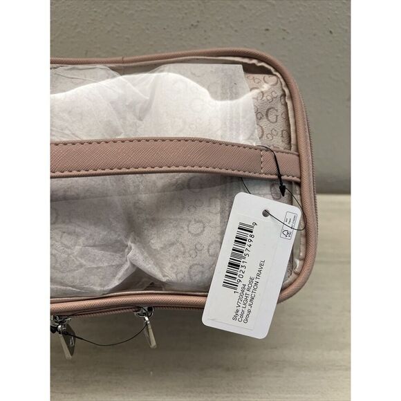 Guess V7200494 Light Rose Multi 4-Piece Cosmetic Junction Travel Set Bag - Picture 2 of 7
